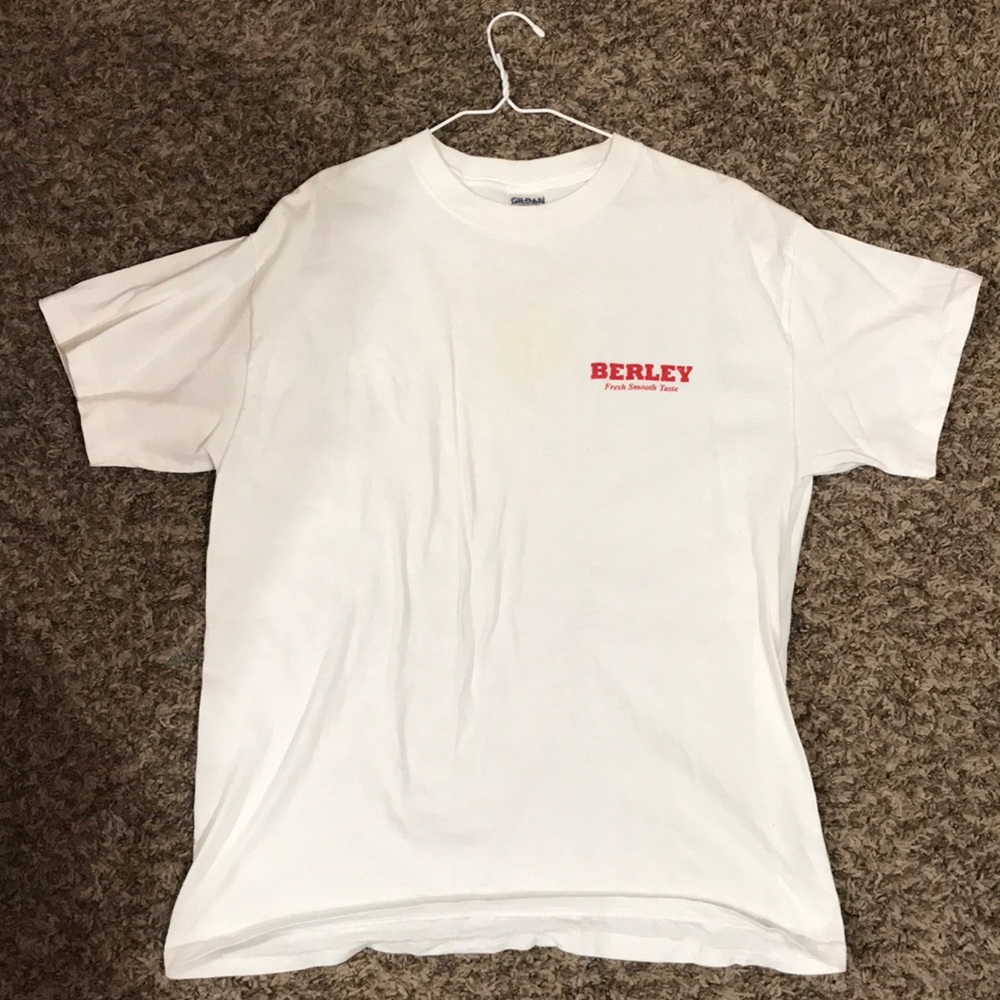 Gildan white T-shirt Berley, mens L